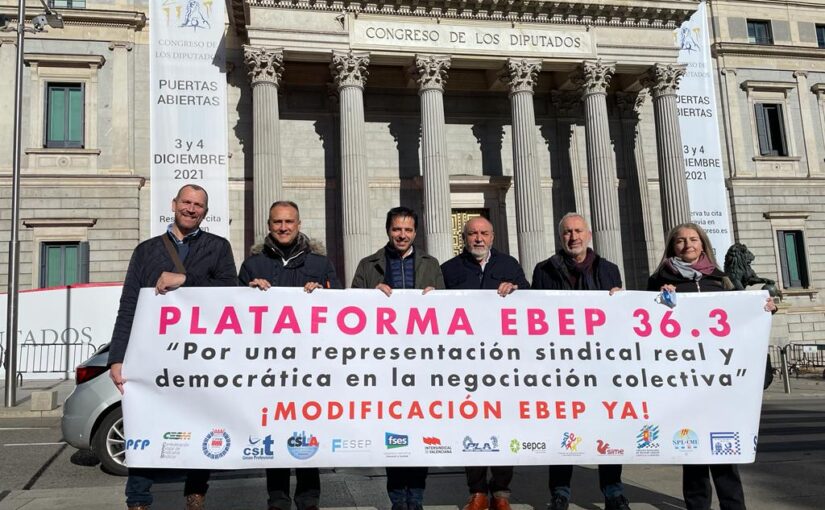 La Plataforma EBEP 36.3 se manifestará el 10 de Mayo frente al Ministerio de Función Pública